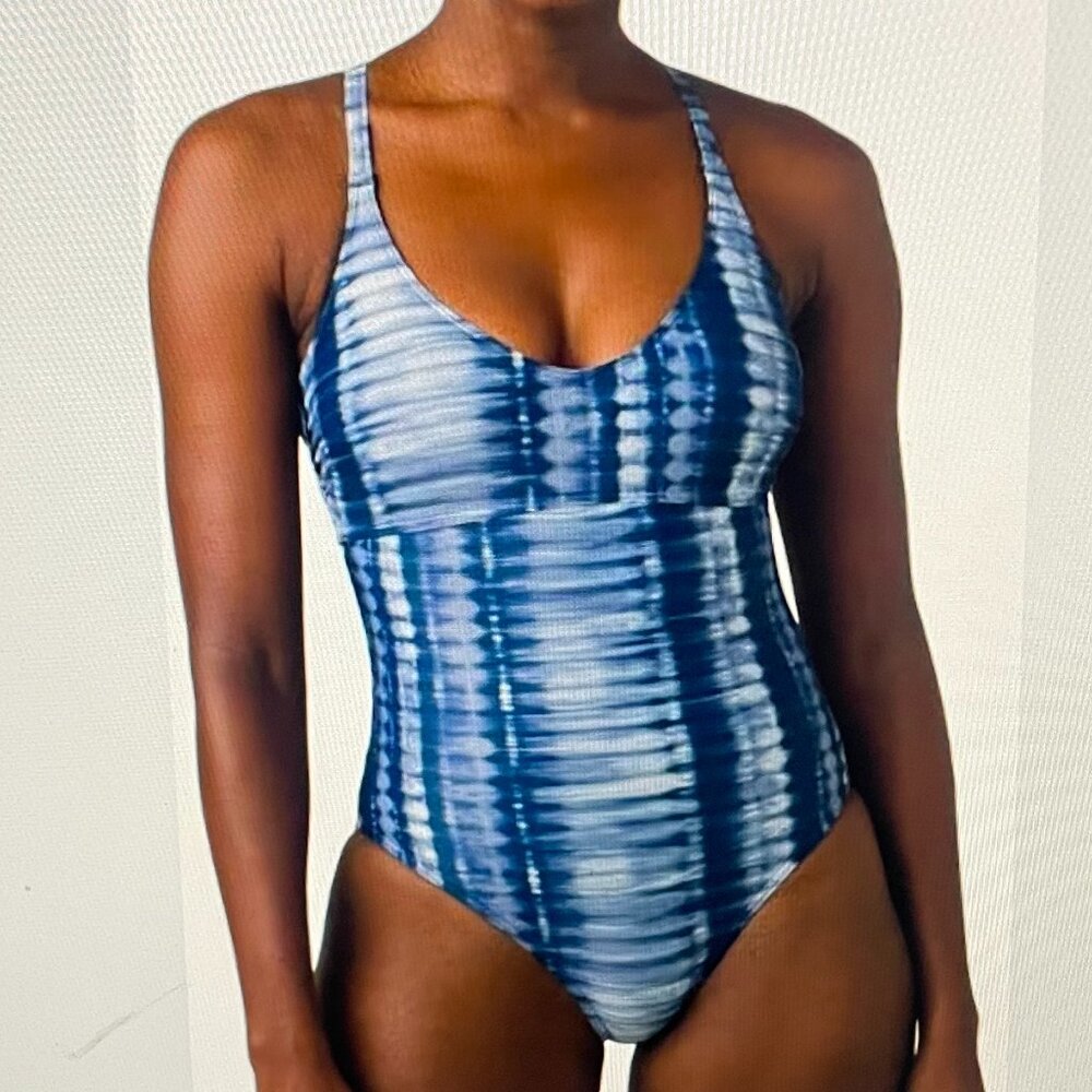 prAna MARINA ONE PIECE 34D CUP Womens Bathing Suit Small New